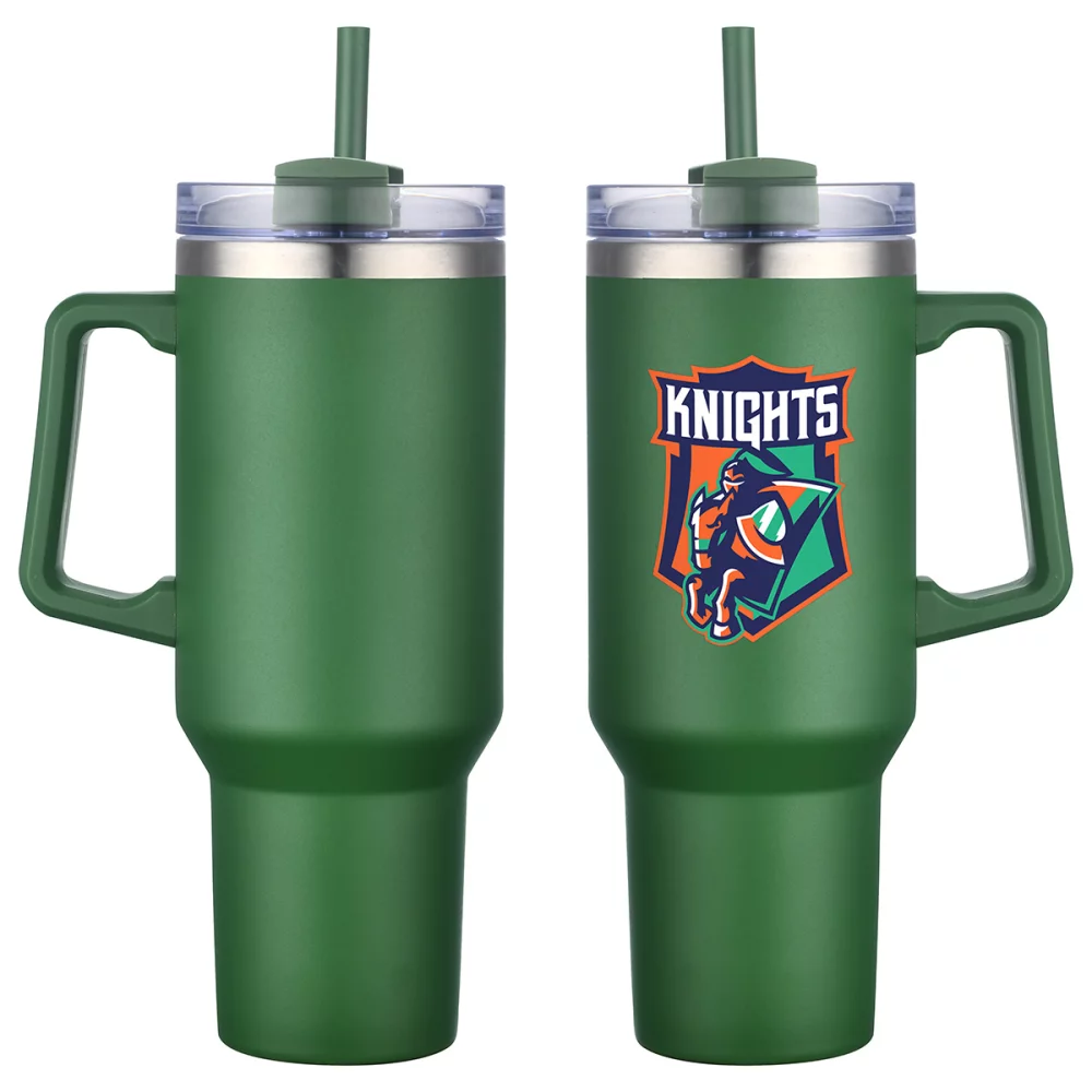 Genoa 40 oz Vacuum Insulated Travel Mug with Straw