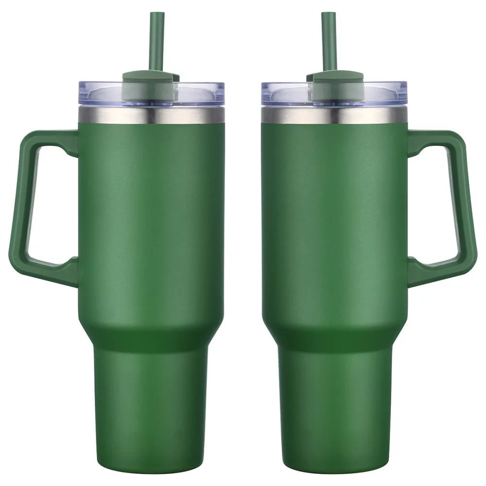 Genoa 40 oz Vacuum Insulated Travel Mug with Straw