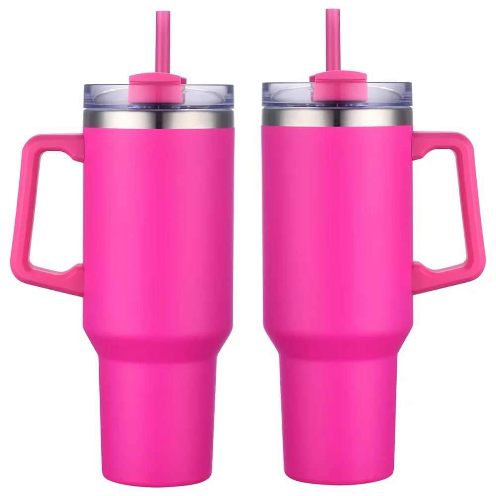 Genoa 40 oz Vacuum Insulated Travel Mug with Straw