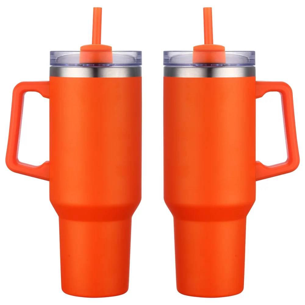 Genoa 40 oz Vacuum Insulated Travel Mug with Straw