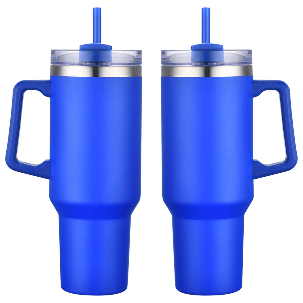 Genoa 40 oz Vacuum Insulated Travel Mug with Straw