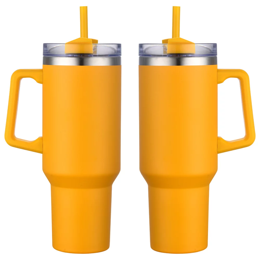 Genoa 40 oz Vacuum Insulated Travel Mug with Straw