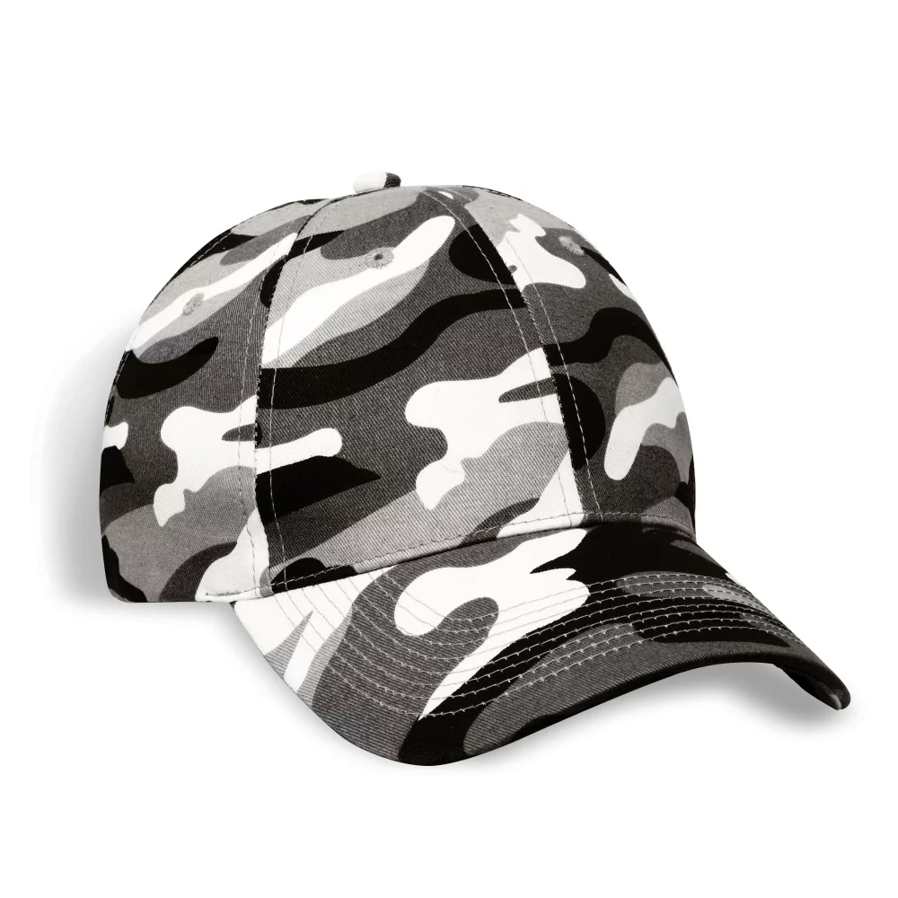 Casquette en sergé de coton camouflage Logan