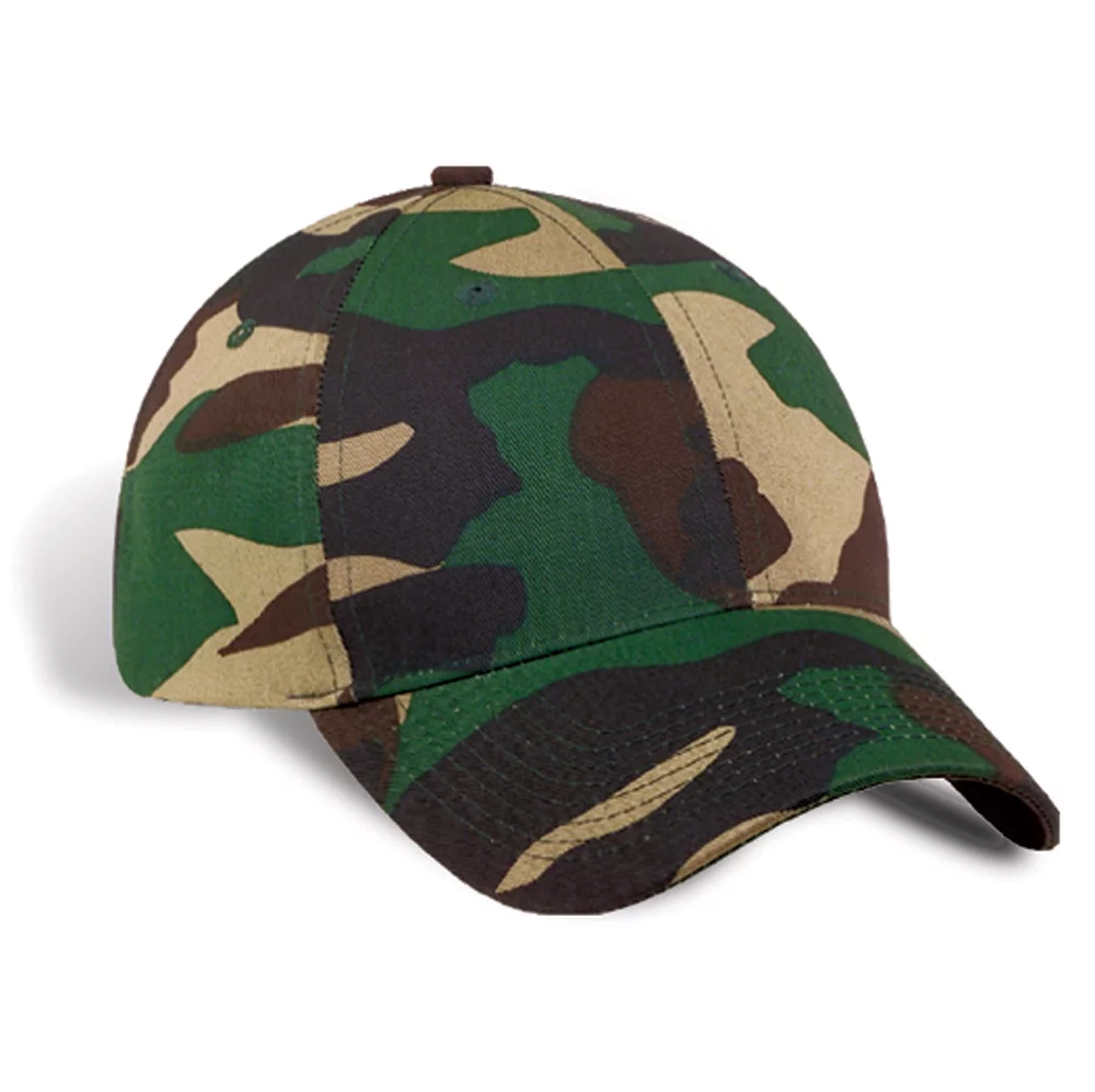 Casquette en sergé de coton camouflage Logan