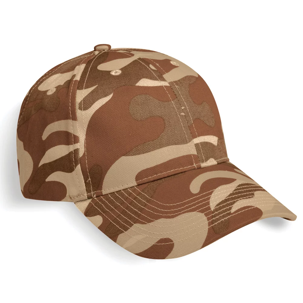 Casquette en sergé de coton camouflage Logan