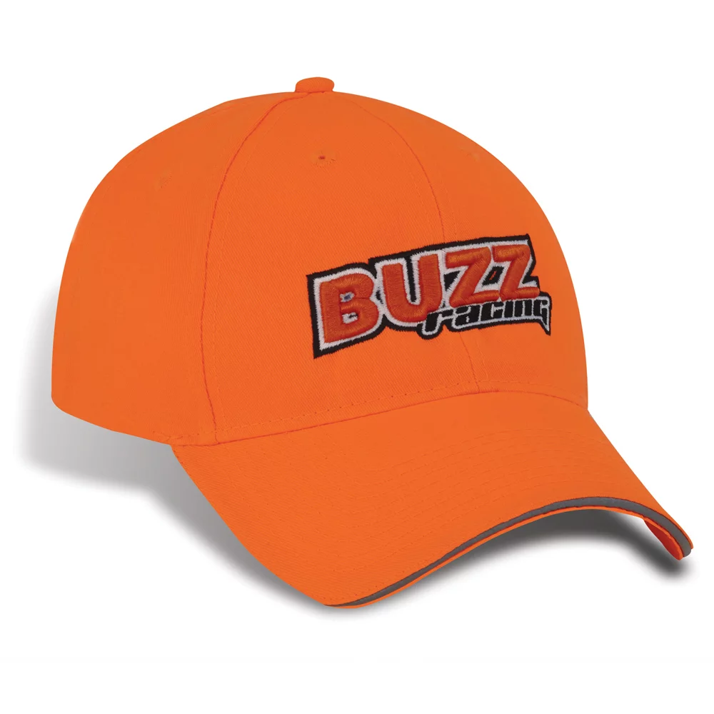 Casquette en sergé de poly Galveston avec sandwich réfléchissant 3M™