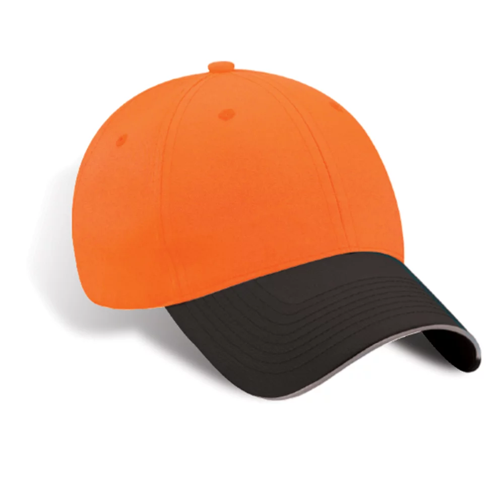 Casquette en sergé de poly Galveston avec sandwich réfléchissant 3M™