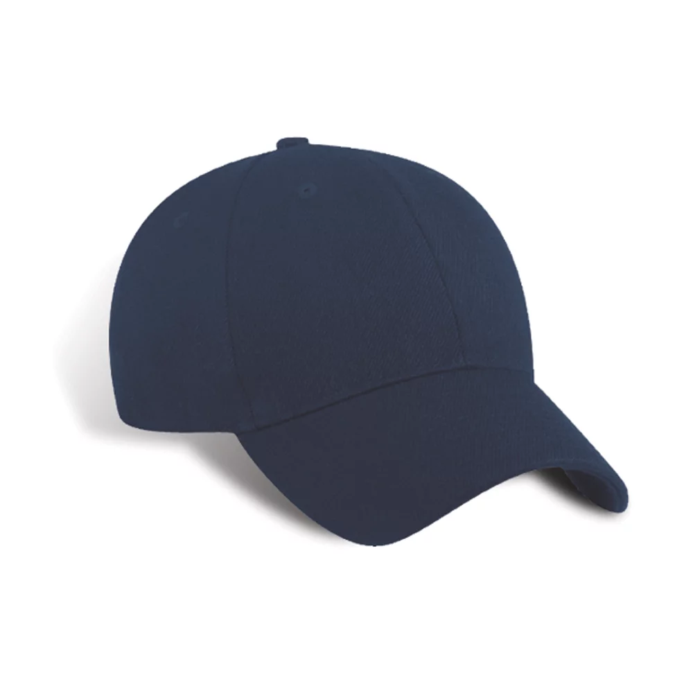 Casquette structurée en serge de laine de Moscou