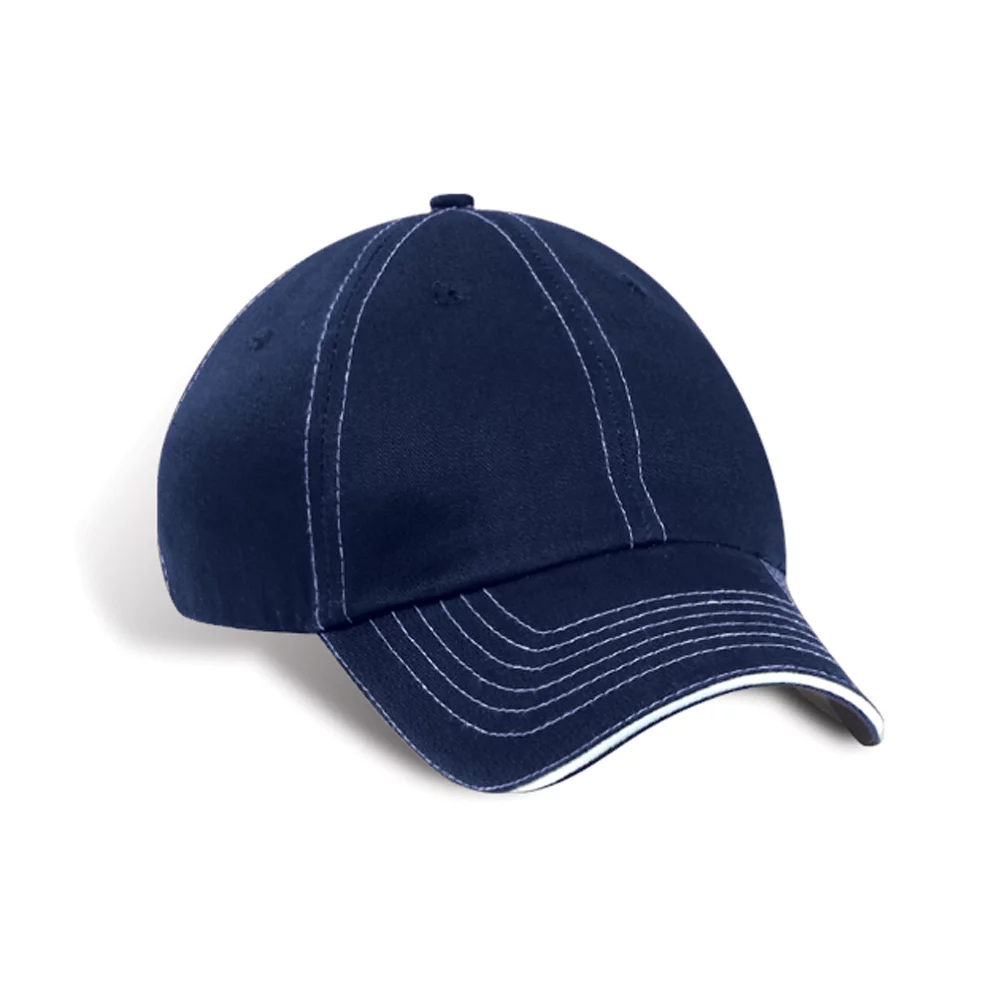 Cambridge Contrast Stitching & Sandwich Cap