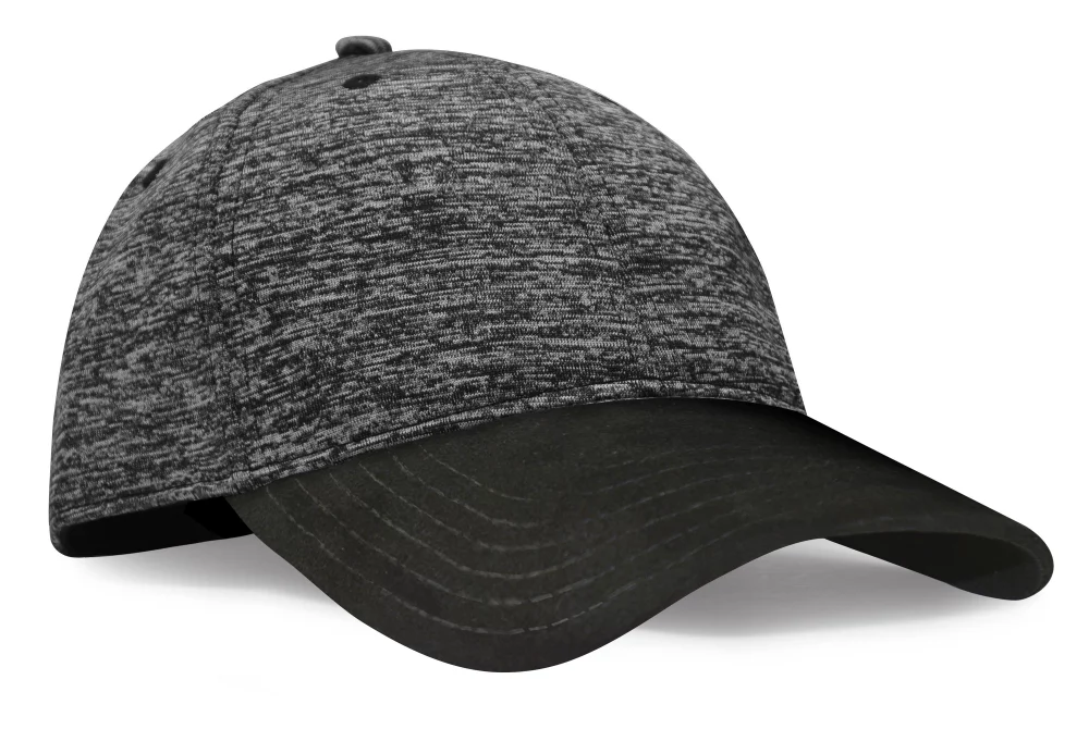 Elgin Structured Variegated Knit Cap w/Matching Tech-Suede Peak