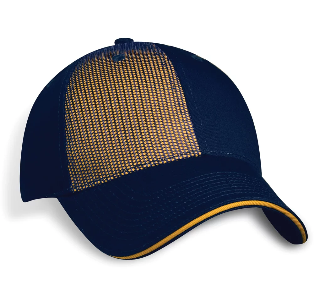 Casquette Denver en maille douce contrastante et bordure.