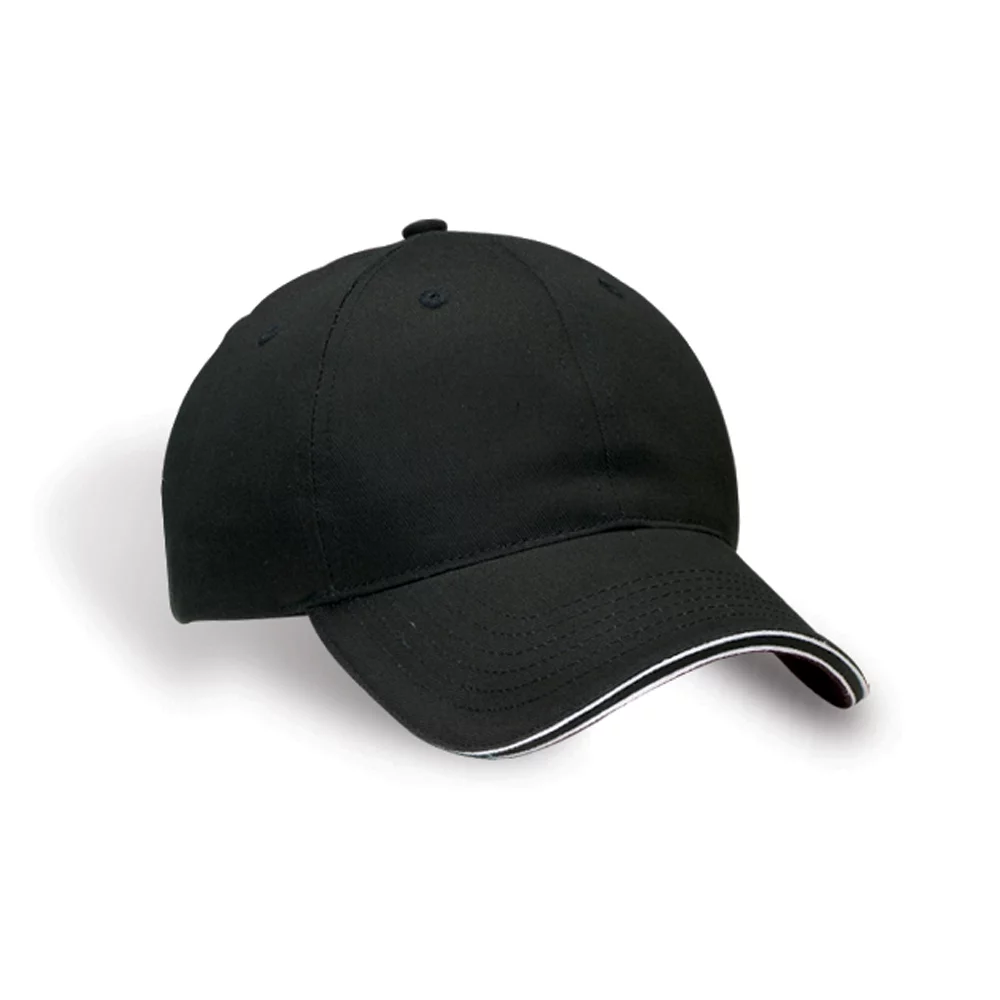 Cairo Contrast Triple Sandwich Peak Cap