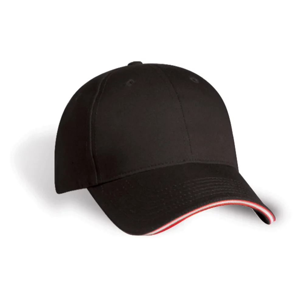 Cairo Contrast Triple Sandwich Peak Cap