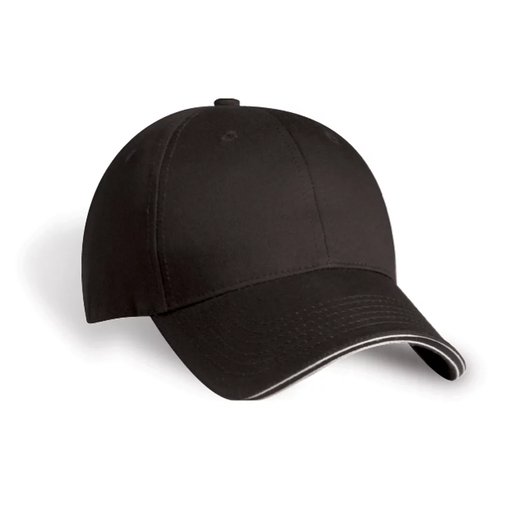 Cairo Contrast Triple Sandwich Peak Cap