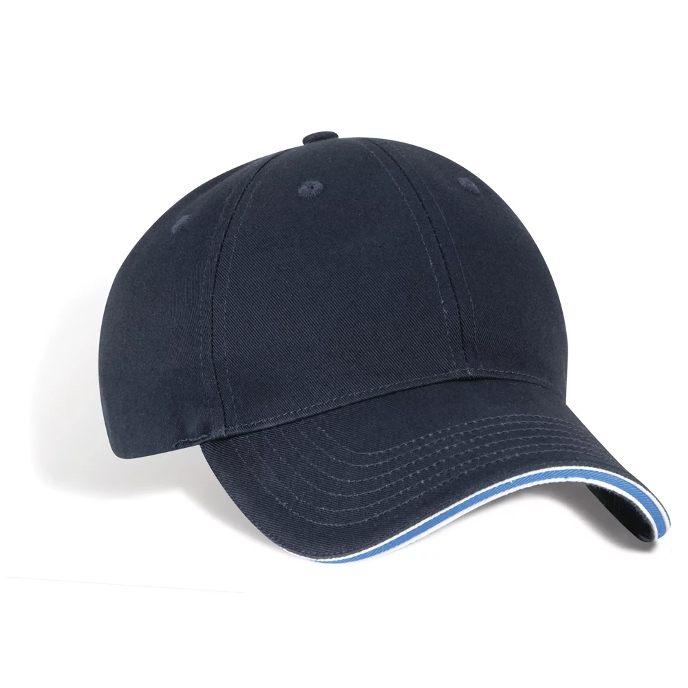 Cairo Contrast Triple Sandwich Peak Cap