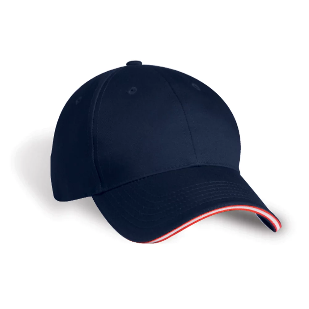 Cairo Contrast Triple Sandwich Peak Cap