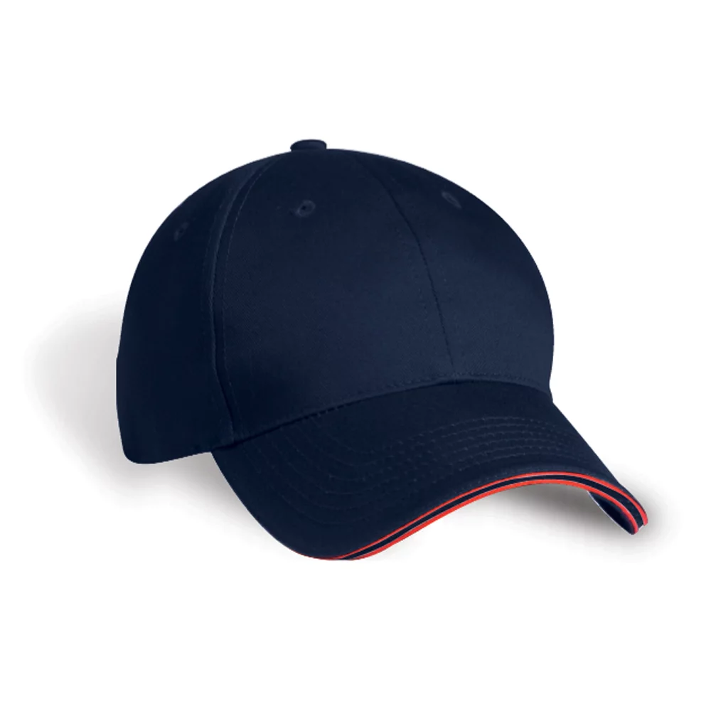 Cairo Contrast Triple Sandwich Peak Cap