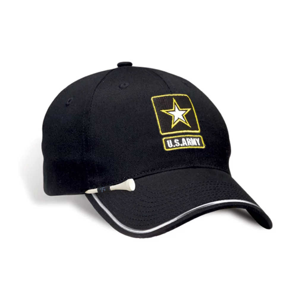 Casquette de golf Porto avec du métal liquide sur la visière