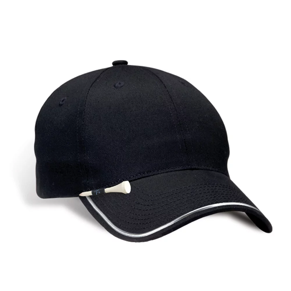 Casquette de golf Porto avec du métal liquide sur la visière