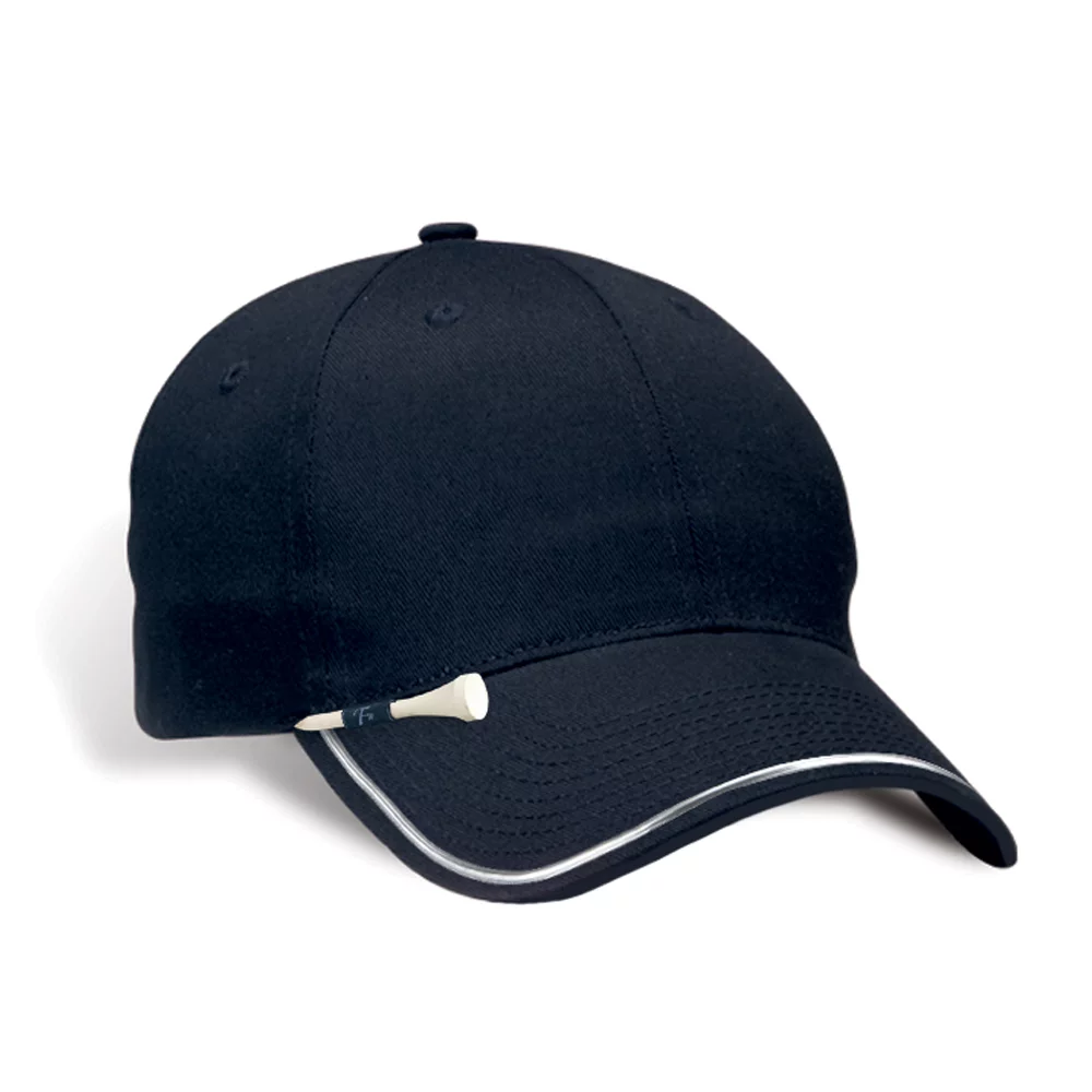 Casquette de golf Porto avec du métal liquide sur la visière