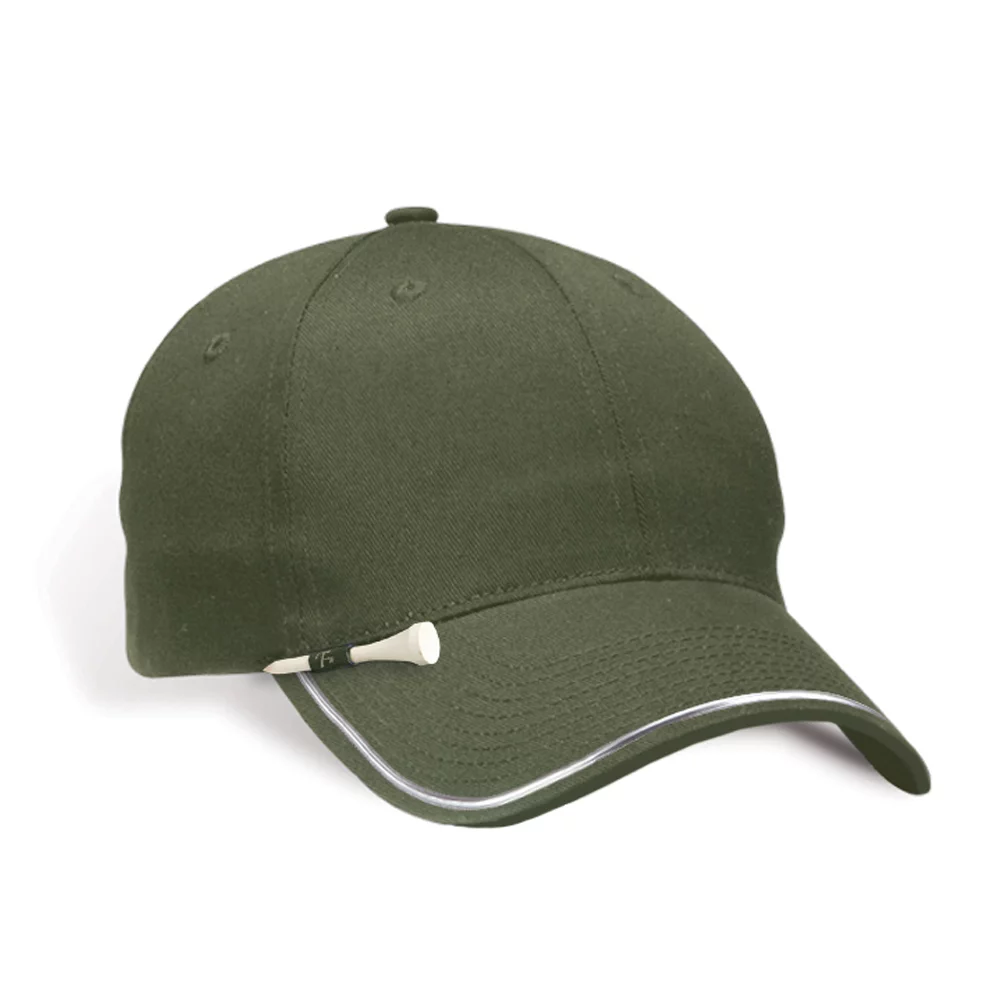 Casquette de golf Porto avec du métal liquide sur la visière