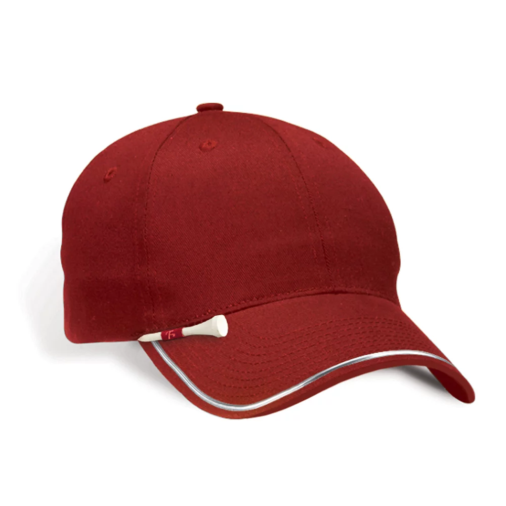 Casquette de golf Porto avec du métal liquide sur la visière