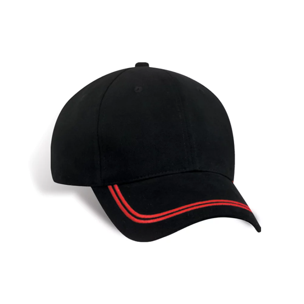 Casquette Concord avec broderie sur la visière à 2 rangées