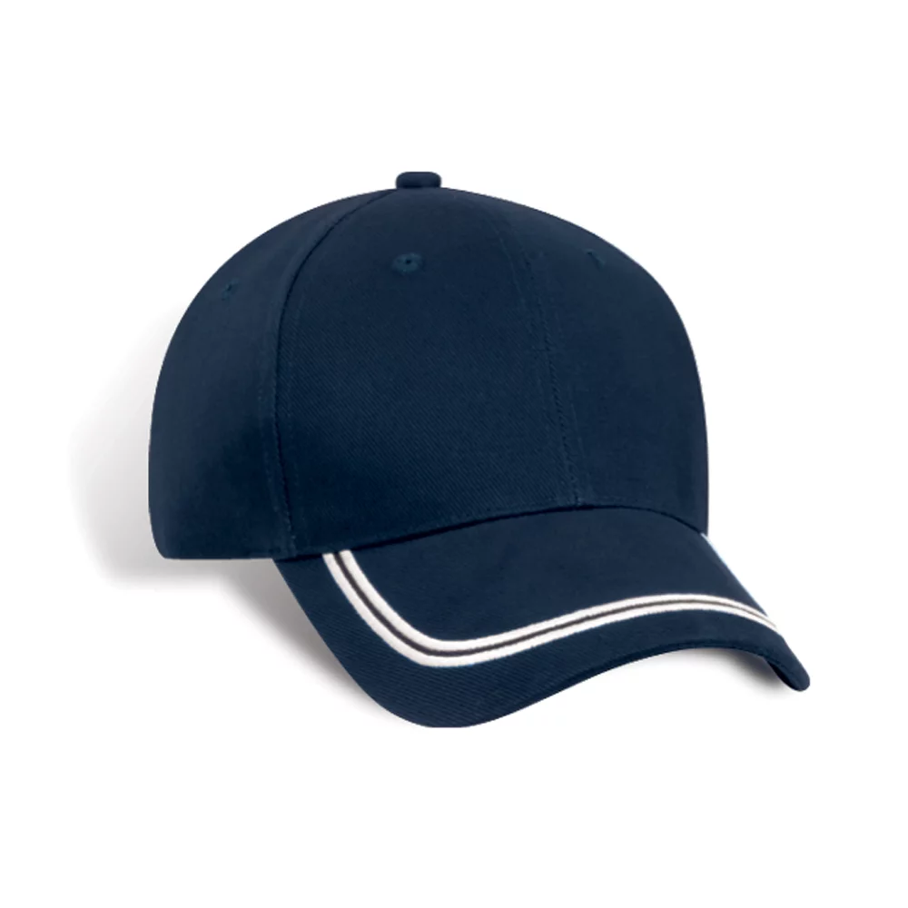 Casquette Concord avec broderie sur la visière à 2 rangées