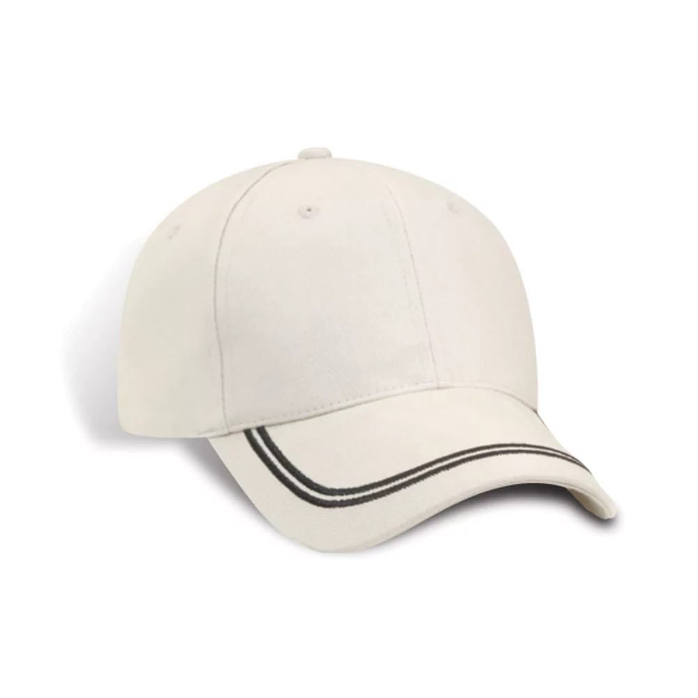 Concord Cap w/2 Rows Embroidery On Peak