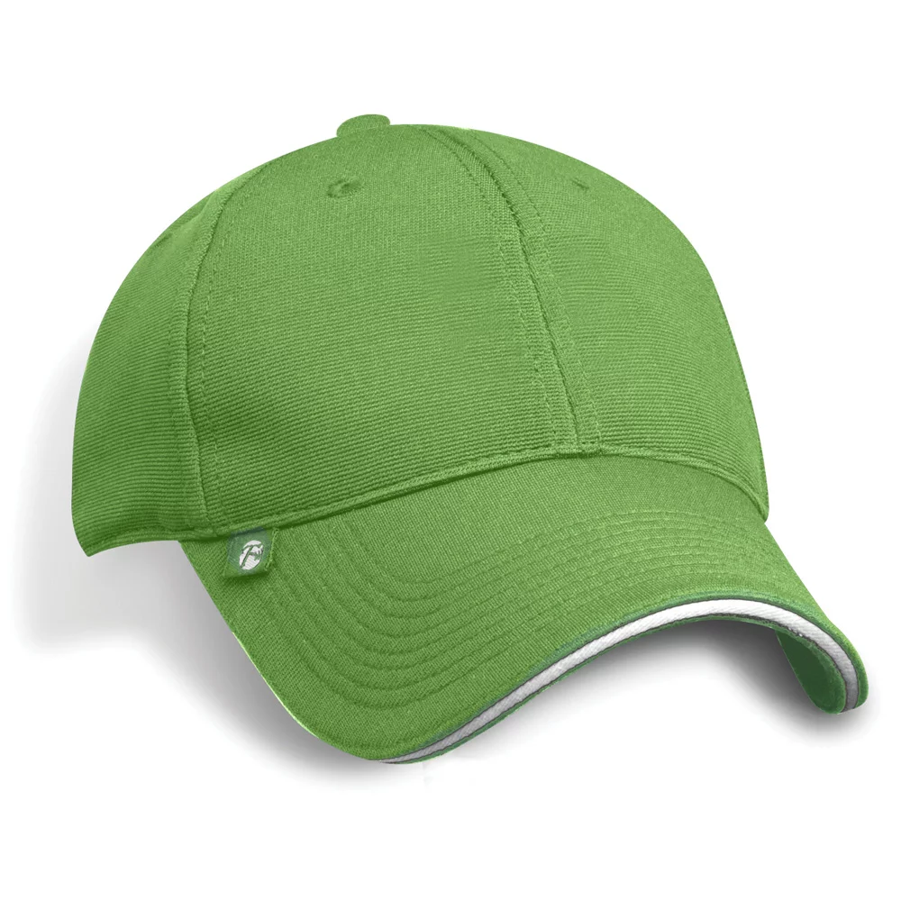 Spandex Stair Twill Cap w/Contrasting Sandwich Peak