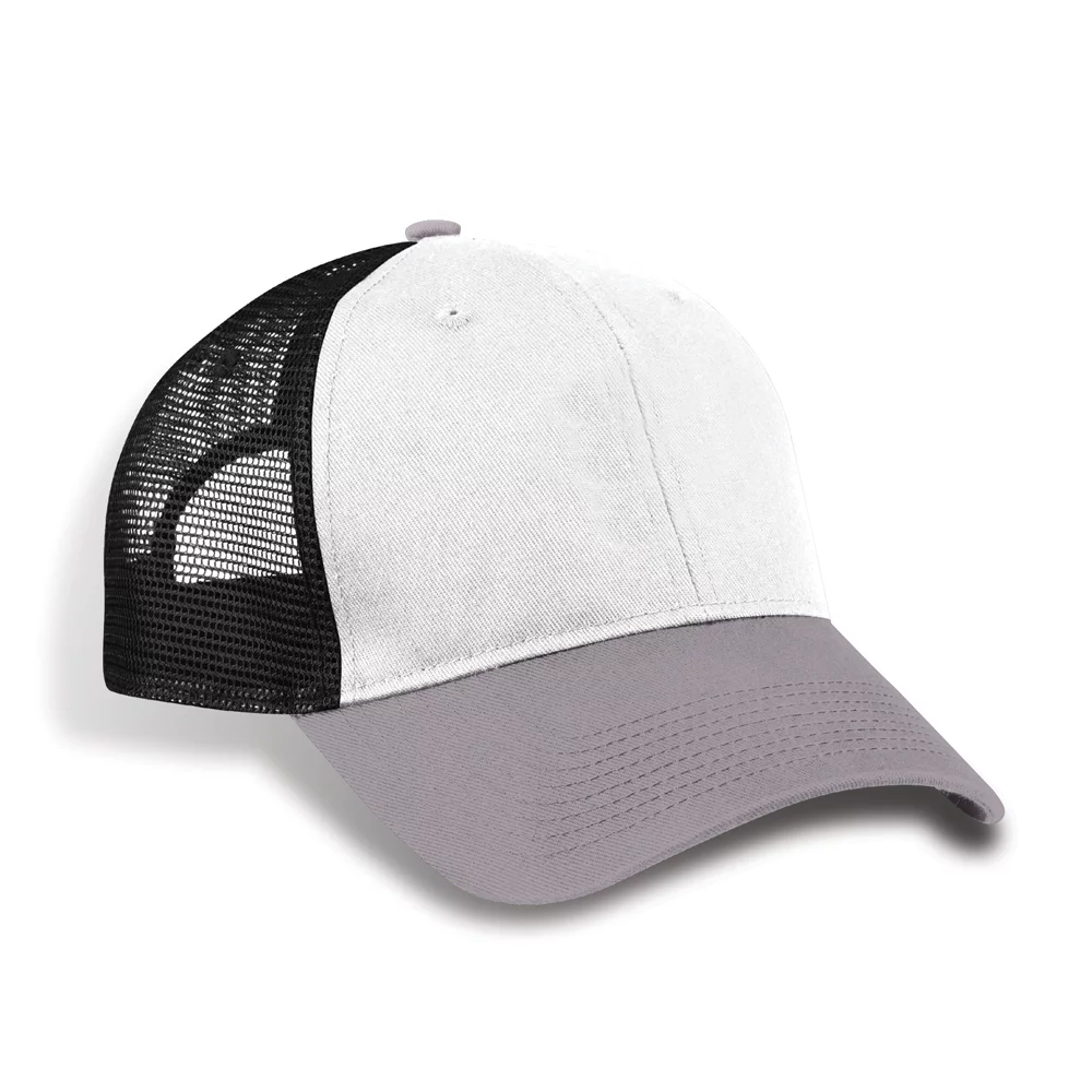 Casquette structurée en sergé de coton Havana avec filet de camionneur