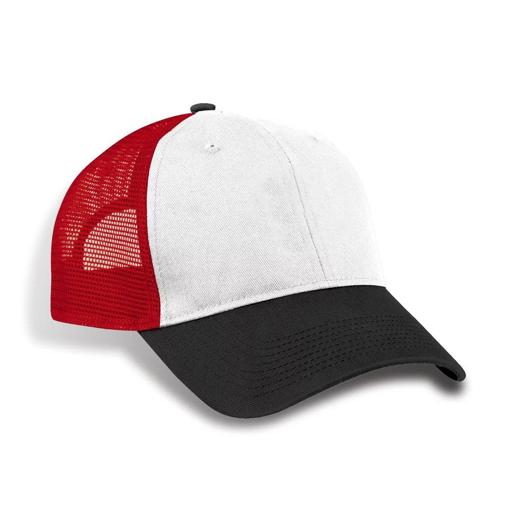 Casquette structurée en sergé de coton Havana avec filet de camionneur