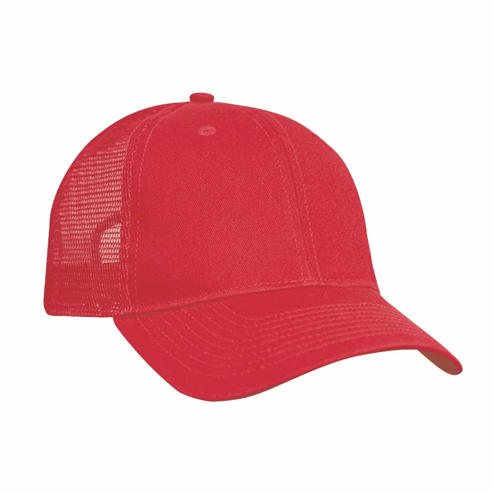 Havana Structured Cotton Twill Cap w/Trucker Mesh
