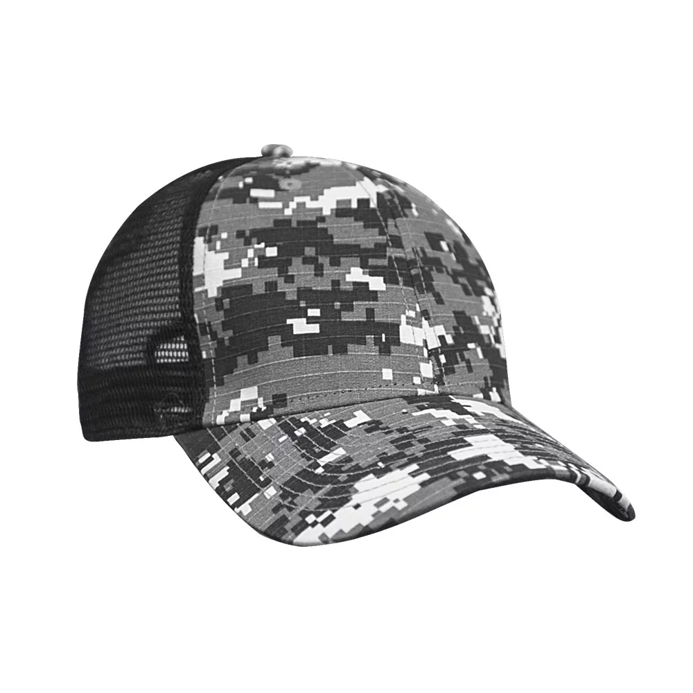 Casquette structurée en sergé de coton Havana avec filet de camionneur