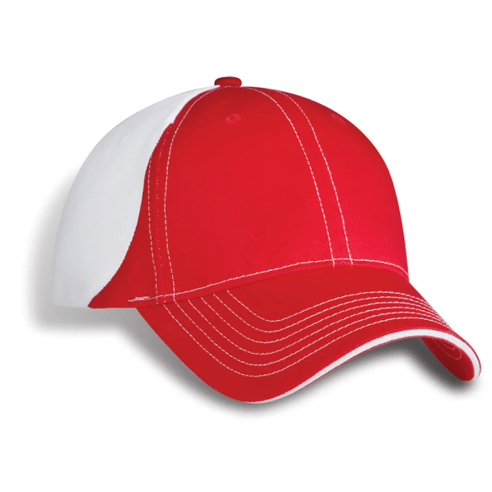 Casquette en sergé de coton de Montréal avec maille d'ananas contrastée