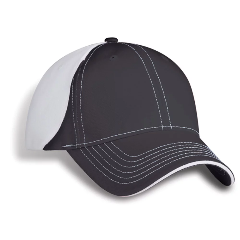 Casquette en sergé de coton de Montréal avec maille d'ananas contrastée
