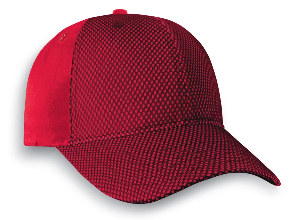 Paro Cotton Twill Cap w/Mesh Overlay on Front Panels & Peak