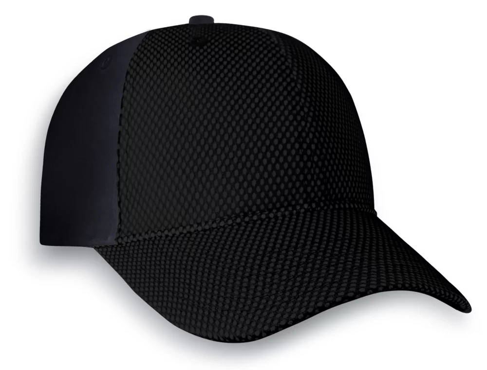 Paro Cotton Twill Cap w/Mesh Overlay on Front Panels & Peak