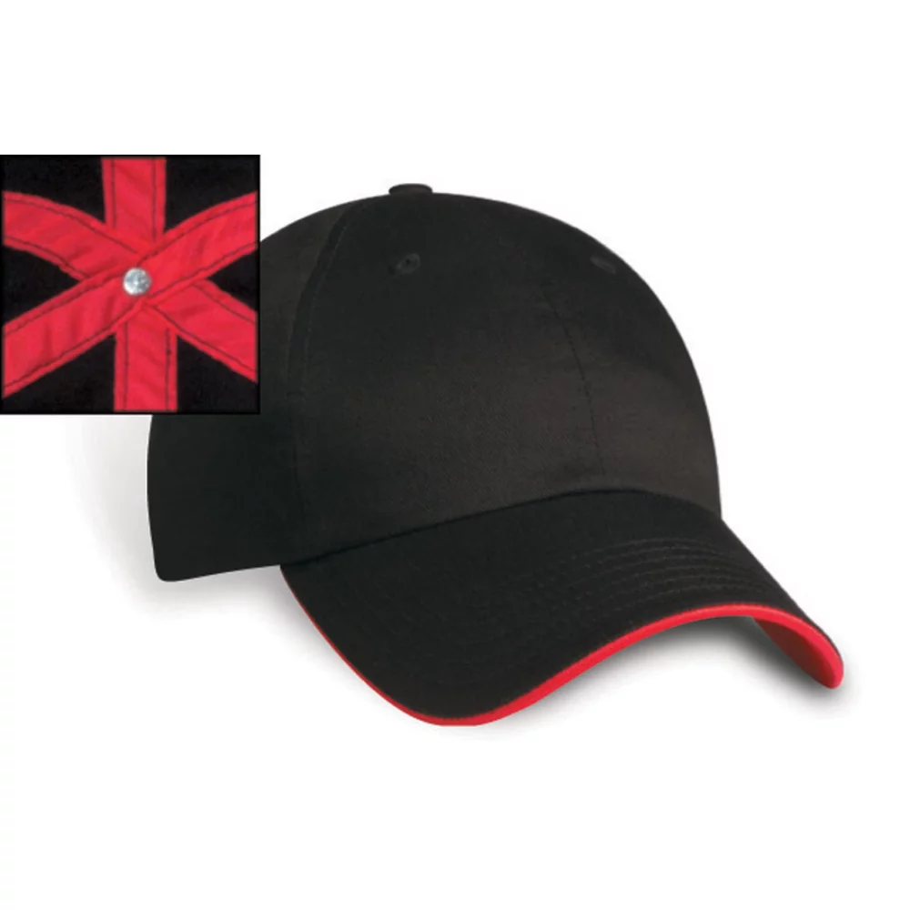 Riga Contrasting Sandwich Peak Cap