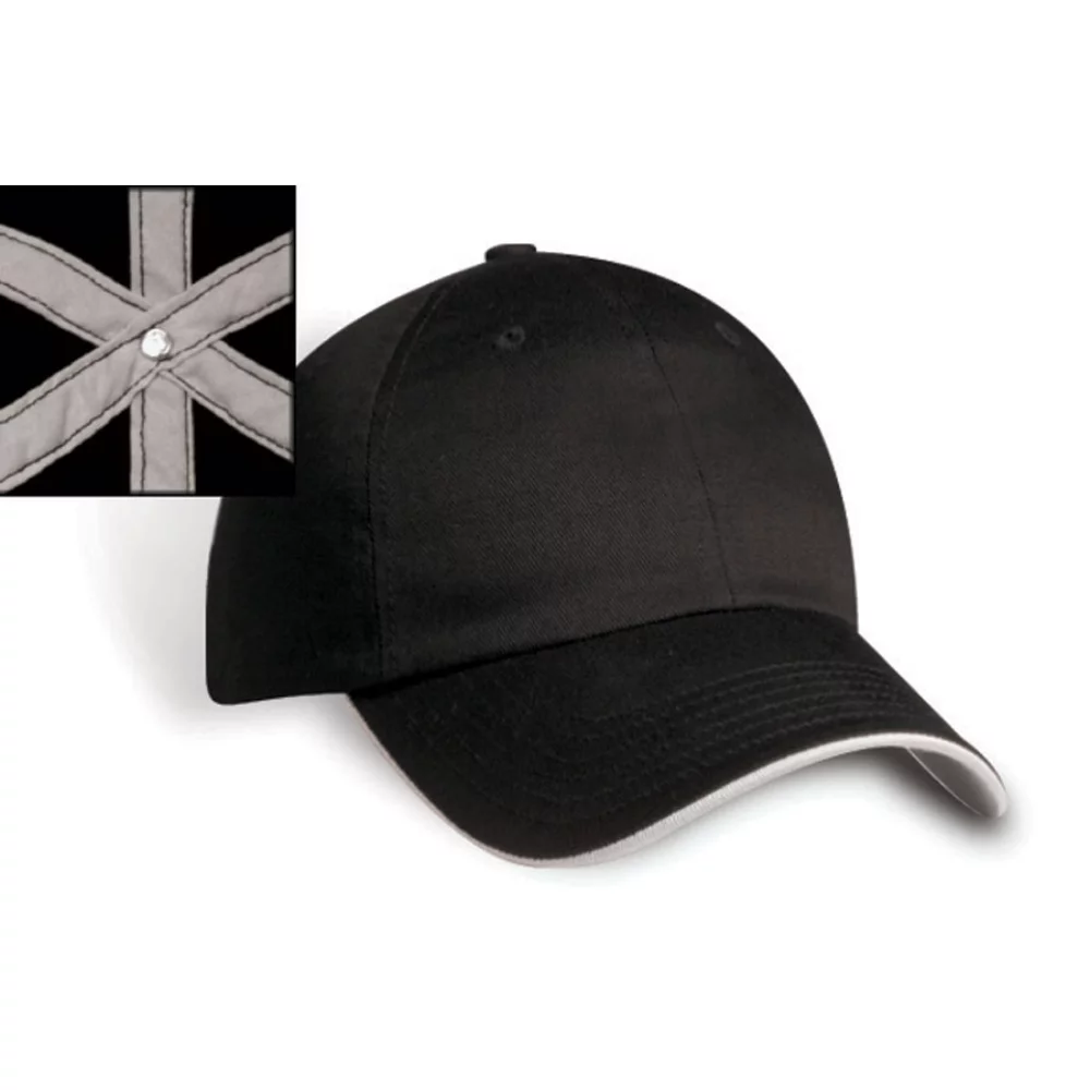 Riga Contrasting Sandwich Peak Cap