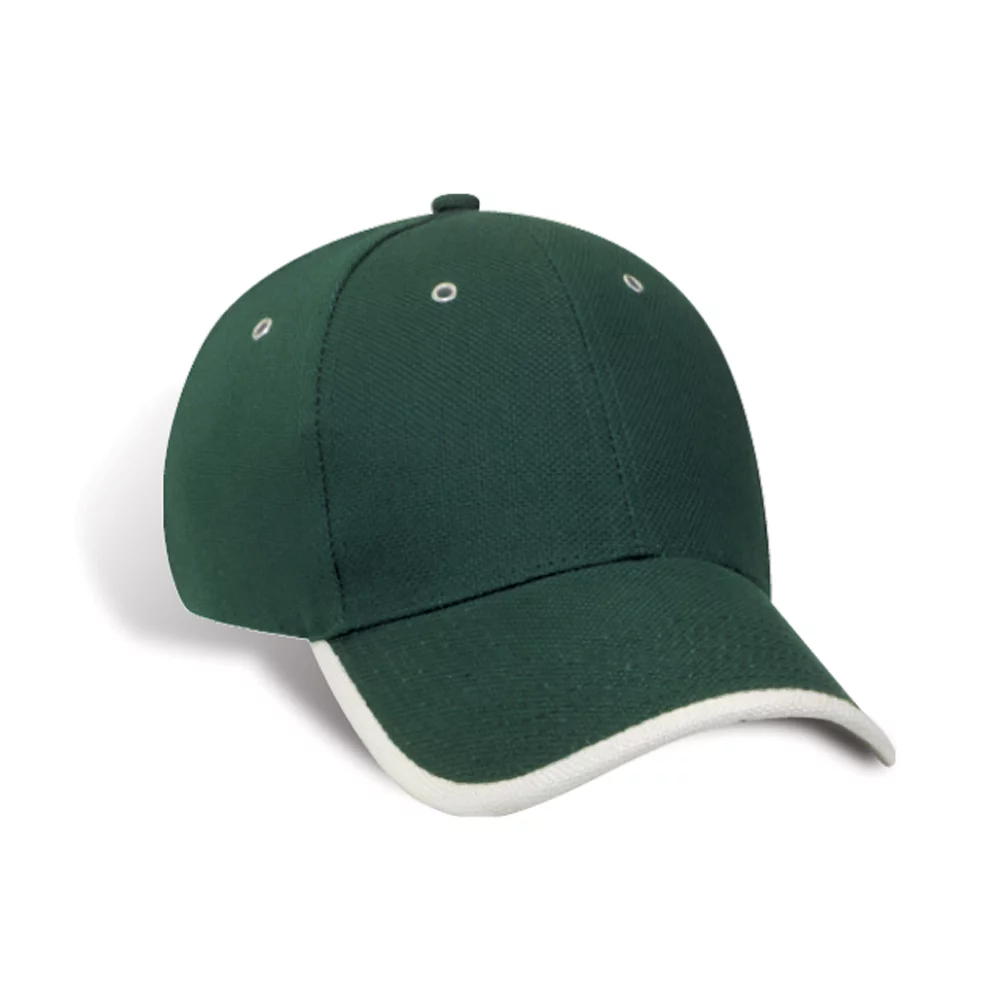 Casquette Dakar Double Piqué avec Bordure de Visière Contrastée