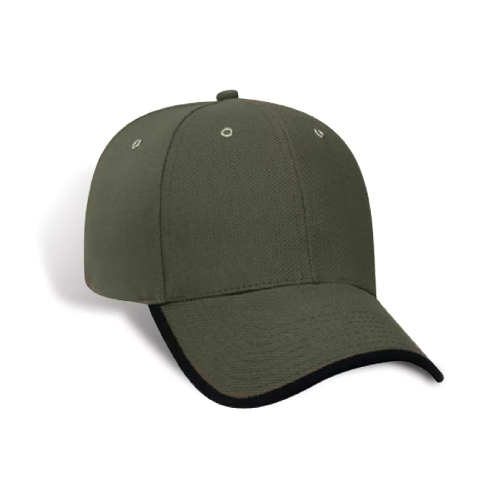 Casquette Dakar Double Piqué avec Bordure de Visière Contrastée