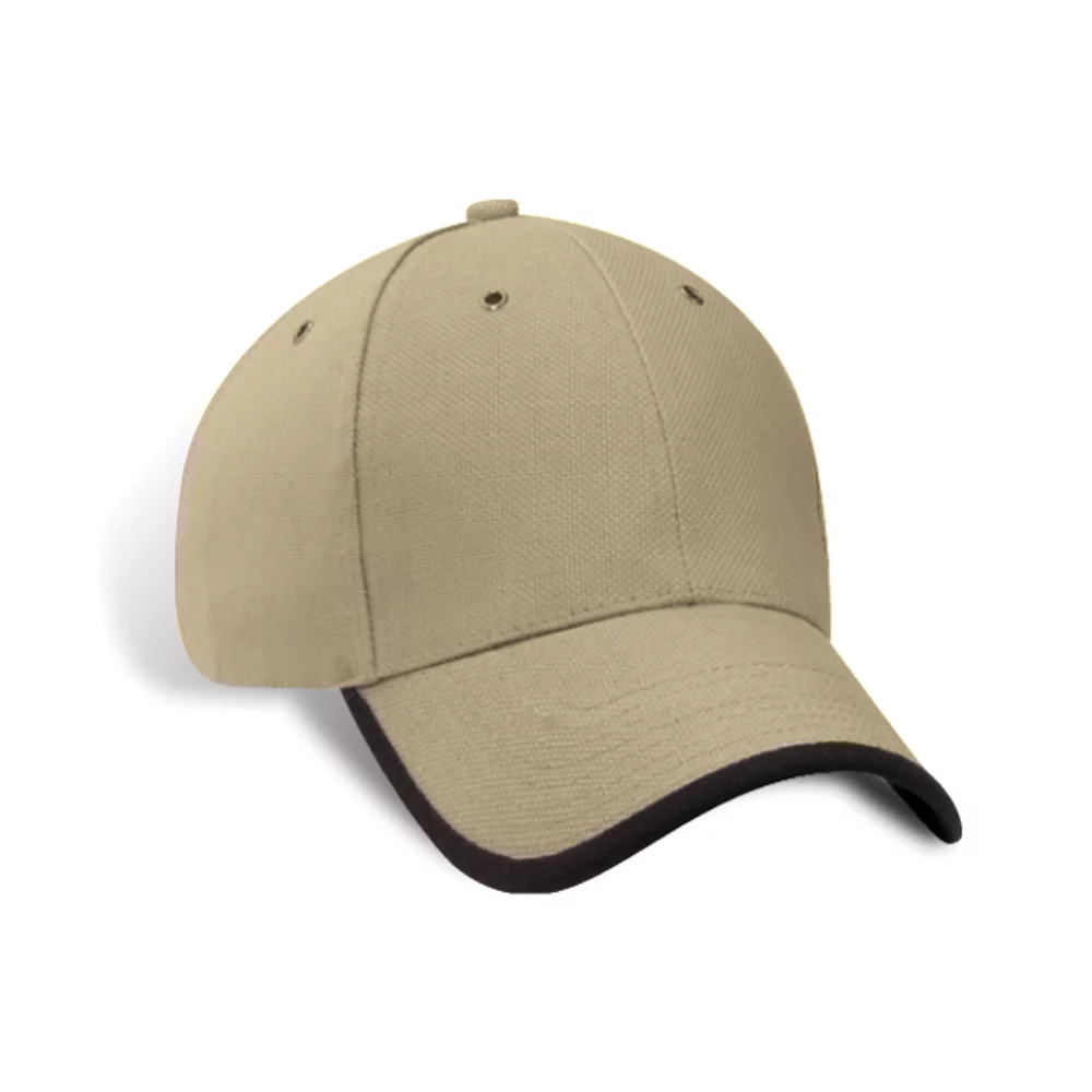 Casquette Dakar Double Piqué avec Bordure de Visière Contrastée