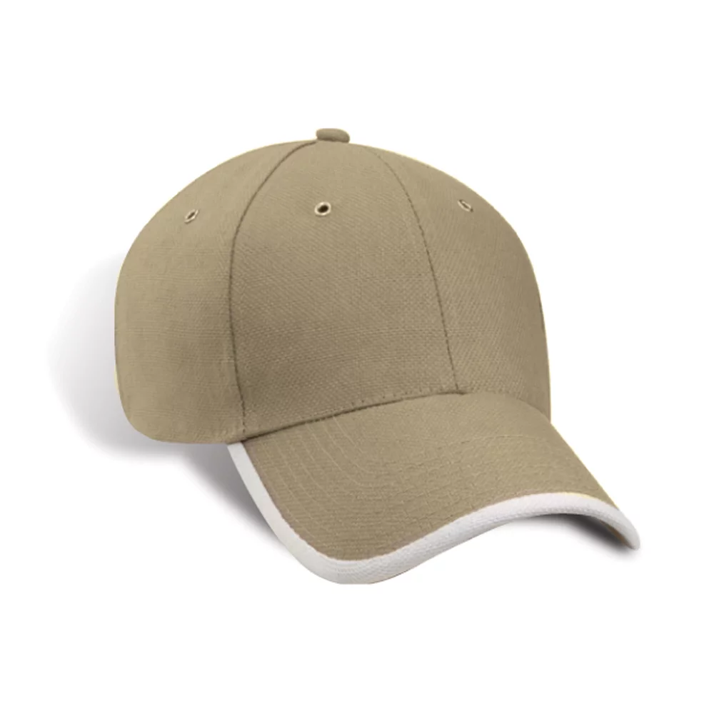 Casquette Dakar Double Piqué avec Bordure de Visière Contrastée