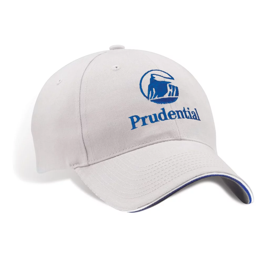 Casquette à double sandwich contrastante Nassau