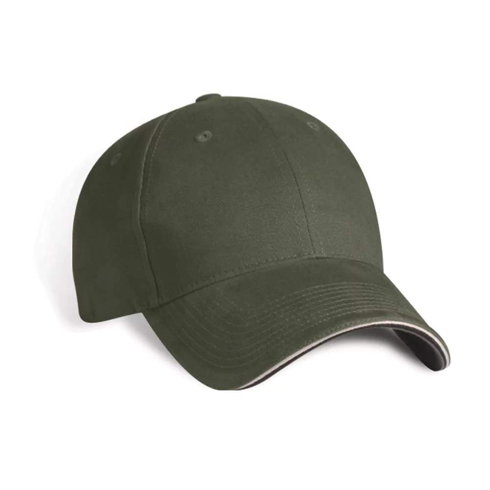 Casquette à double sandwich contrastante Nassau