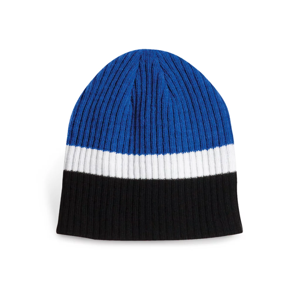 Bonnet en tricot double côtelé à torsades Penza