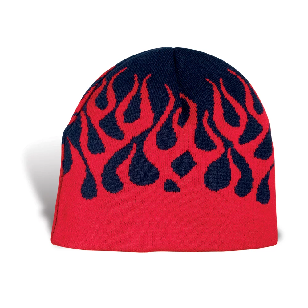 Bonnet Novgorod avec des flammes contrastantes
