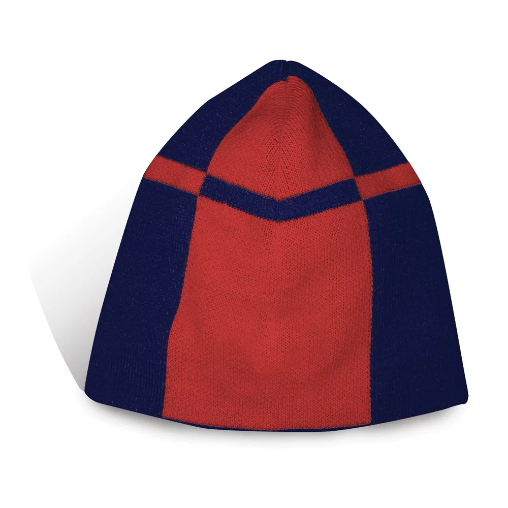 Bonnet cubique bicolore en tricot fin Bellburns