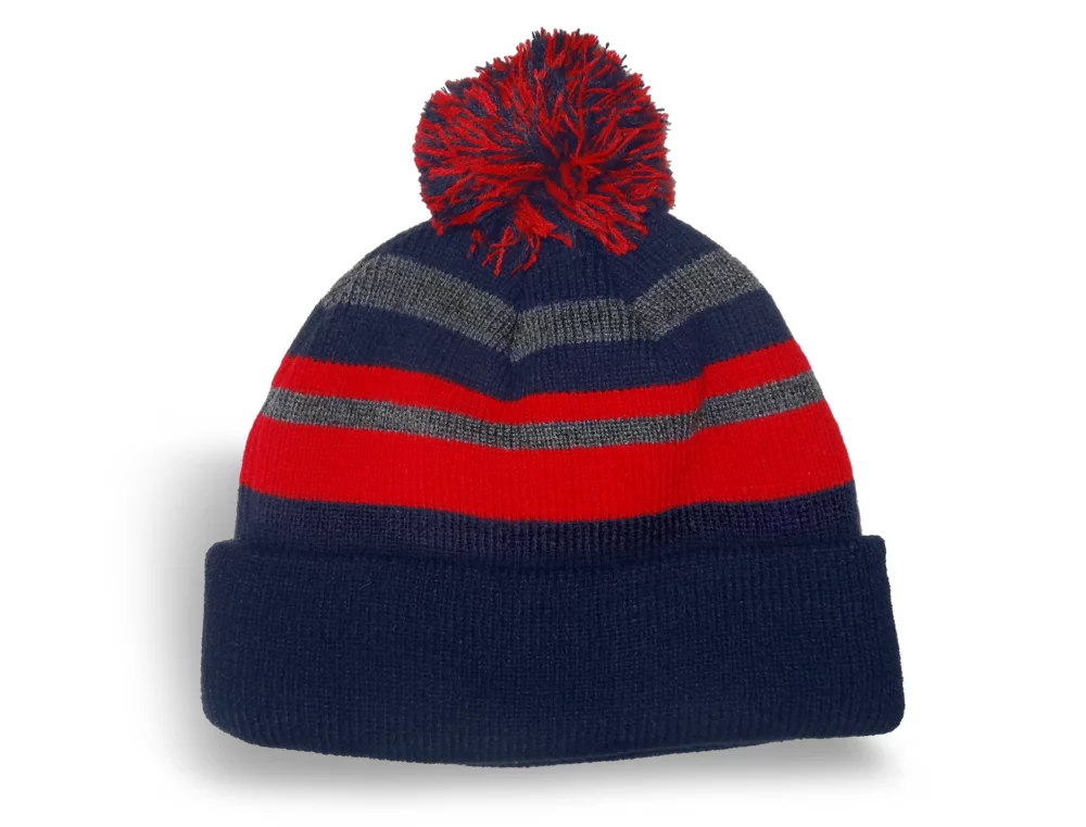 Tuque en tricot fin à rayures Alma